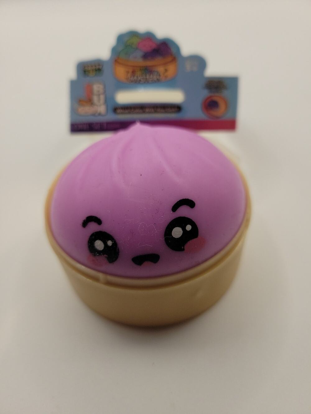 Purple Rainbow Mystery Dumpling Squishy Bun Viral 2.5" Mini NEW